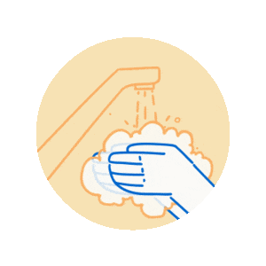 icono de lavado de manos